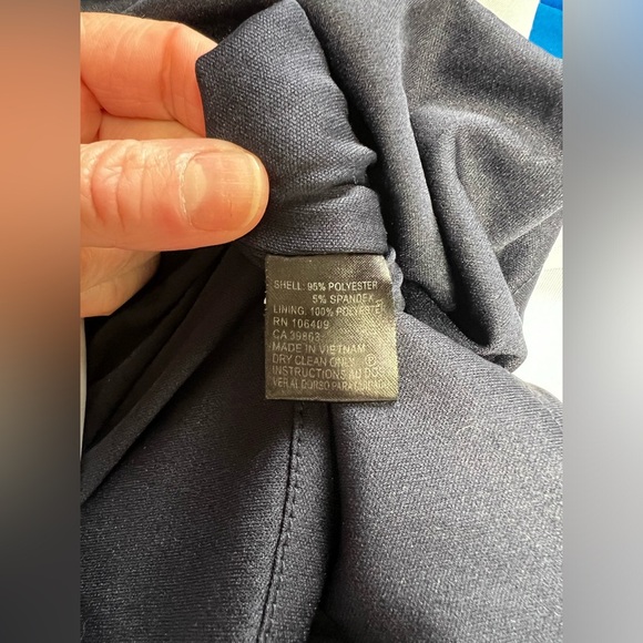 TAHARI Multi color sleeveless stripe scuba fit and flare dress size 12. - Picture 11 of 14